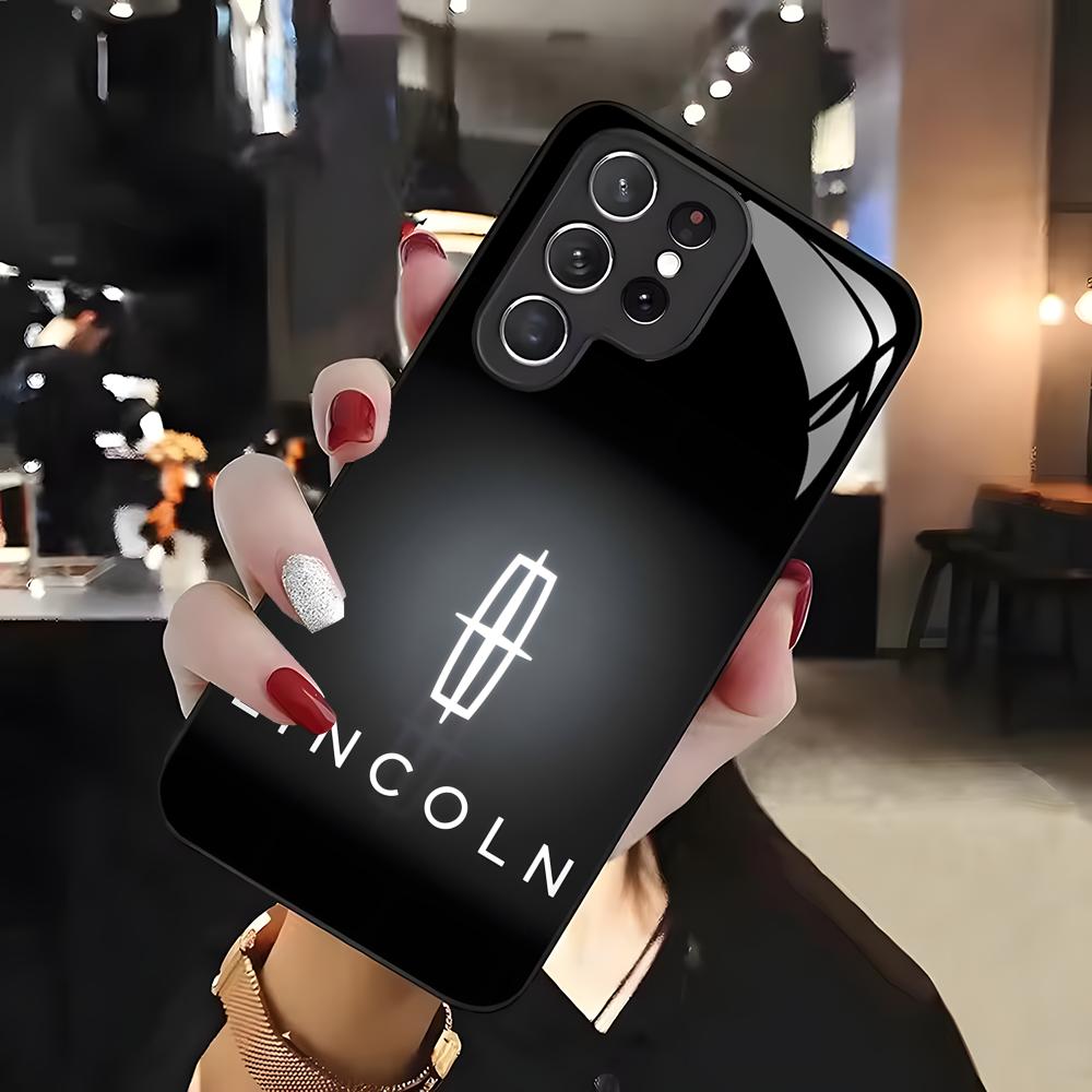 Magnetic Phone Case - L-LincolnES 高級セダン型車載スマホケース Samsung S26 S25 S24