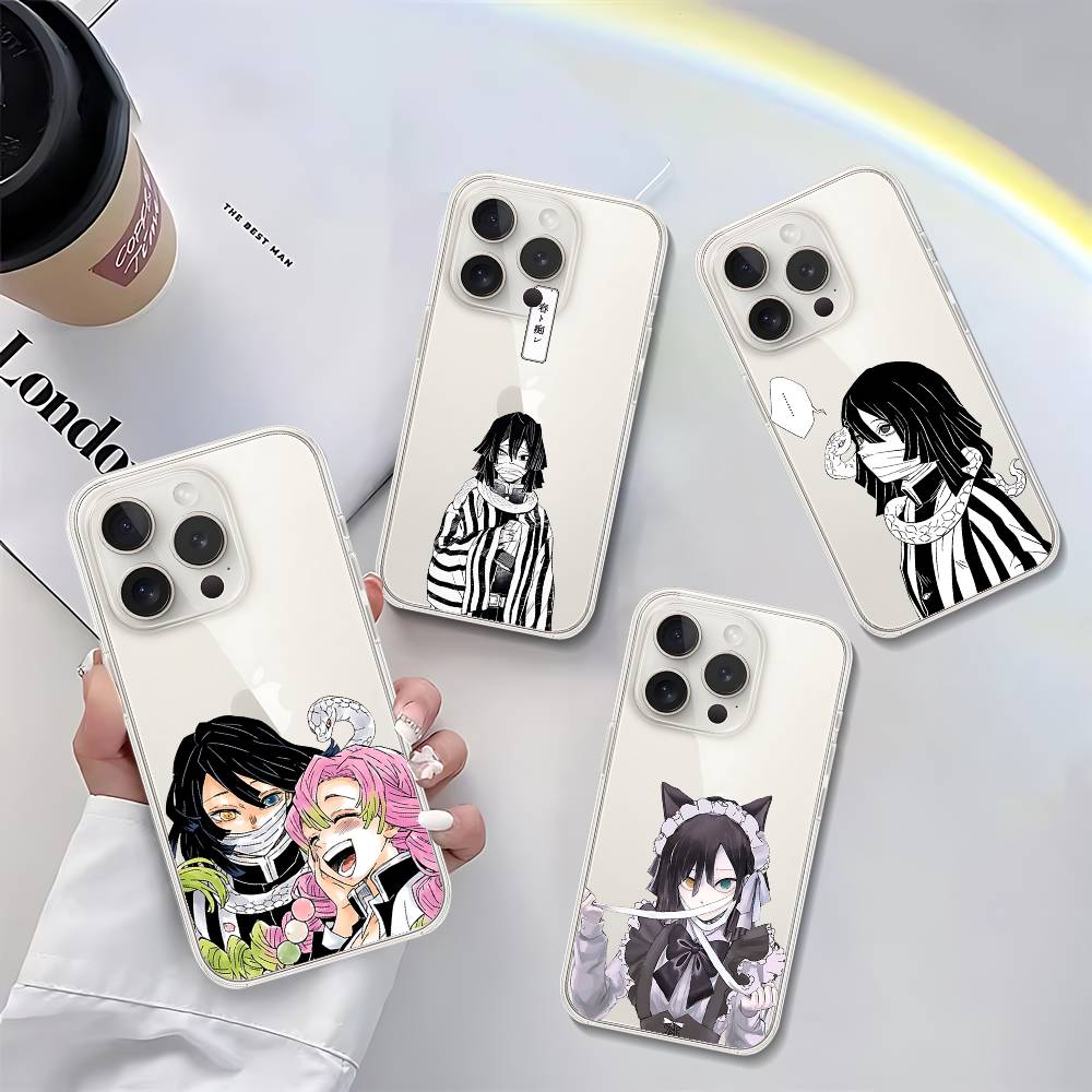 Phone Accessories Demon Slayer - 伊右衛門・オバナイ D-デーモンスレイヤーズ iPhoneケース iPhone 17 16
