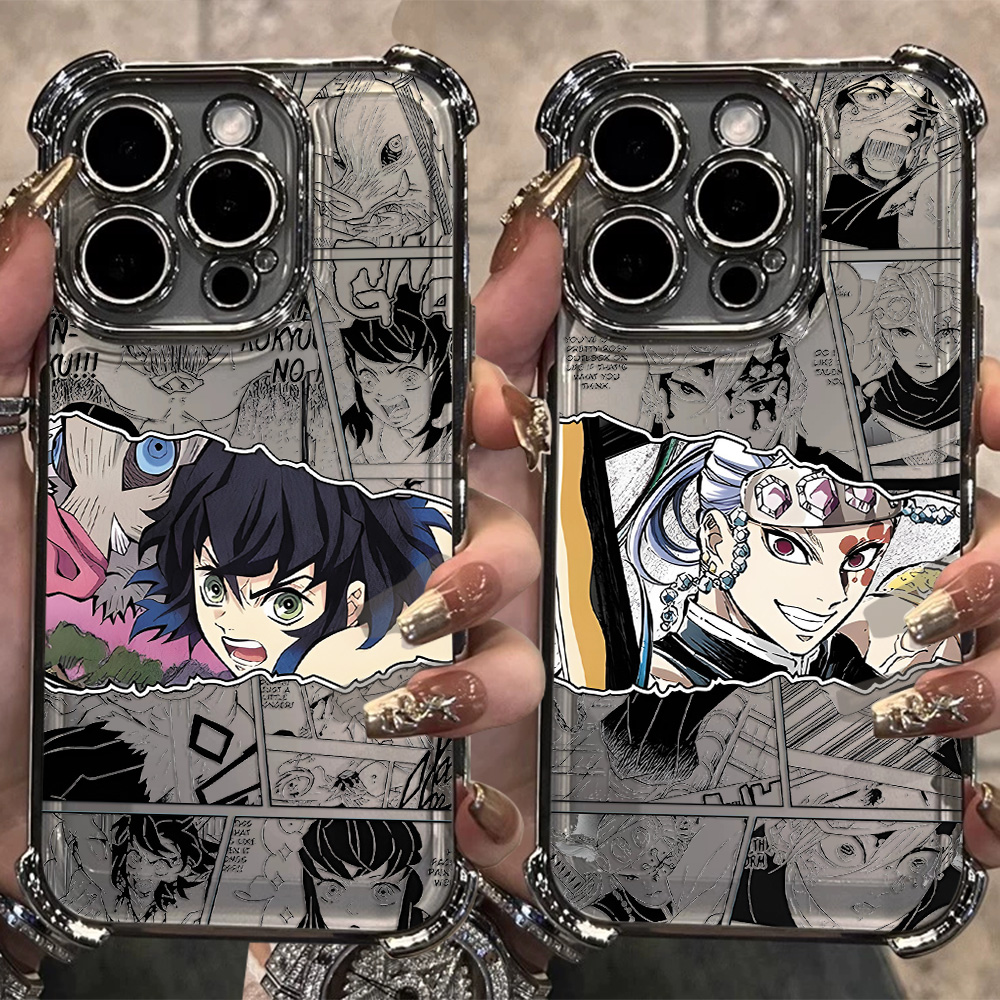 Phone Accessories Demon Slayer - ファッションデーモンスレイヤーズスマホケース iPhone 17 17e 16e 16