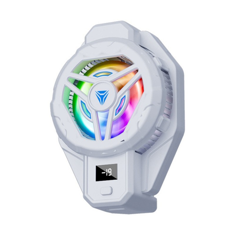 Phone Accessories To Buy - 【TODAY-BUY】~@ DY36 半導体電話クーラー、4段階スマート温度制御バッククリップラジエーター（RGBライト付き）