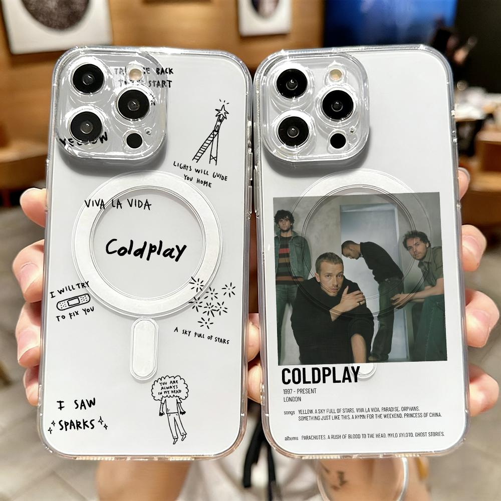 Magnetic Phone Case - C-Coldplay ラッパー風クールなスマホケース iPhone 17 16 15