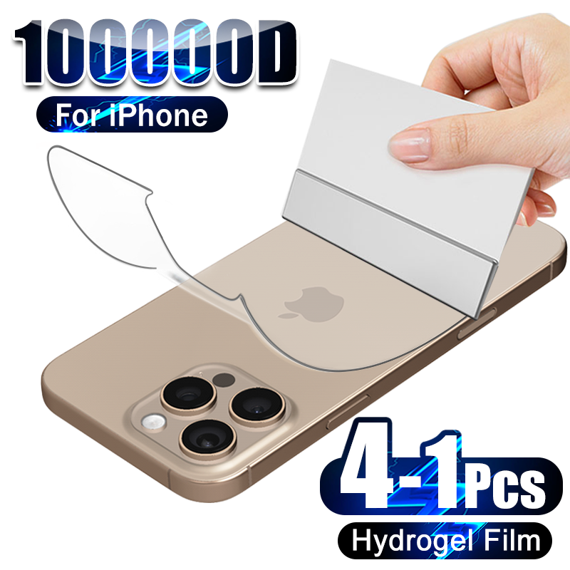 Phone Accessories Business - 4-1 個バックヒドロゲルフィルム iPhone 16 15 プロマックス