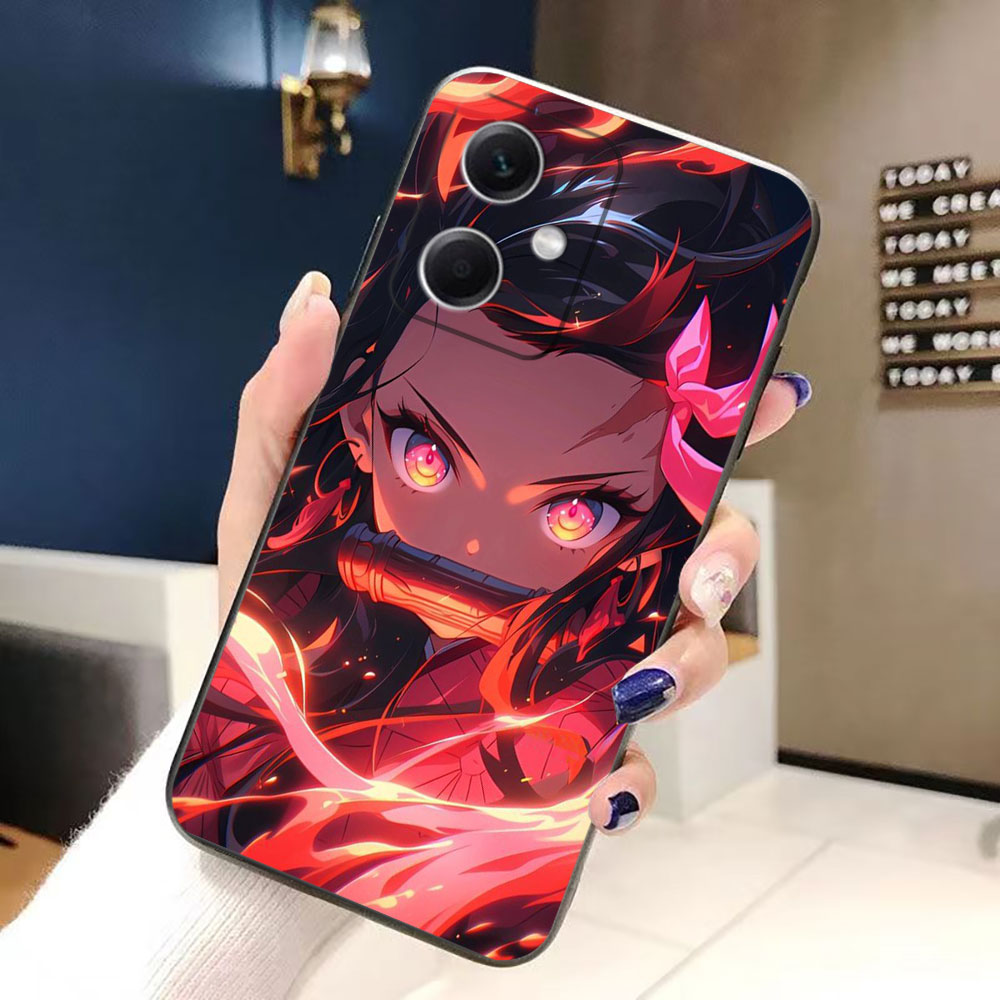 Phone Accessories Demon Slayer - アニメ鬼滅の刃 竈門炭治郎 スマホケース Redmi Note 15