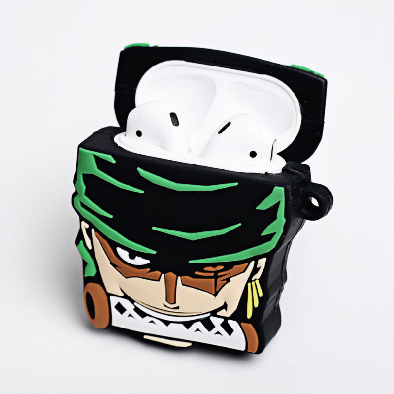 Wireless Earbuds Case - ワンピースゾロシリコンイヤホンケース Airpods 1 2 3 Pro
