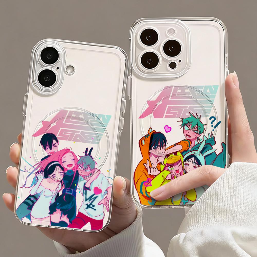 Magnetic Phone Case - アニメA-Alien Stageスマホケース マグネット式クリアケース iPhone 17 16