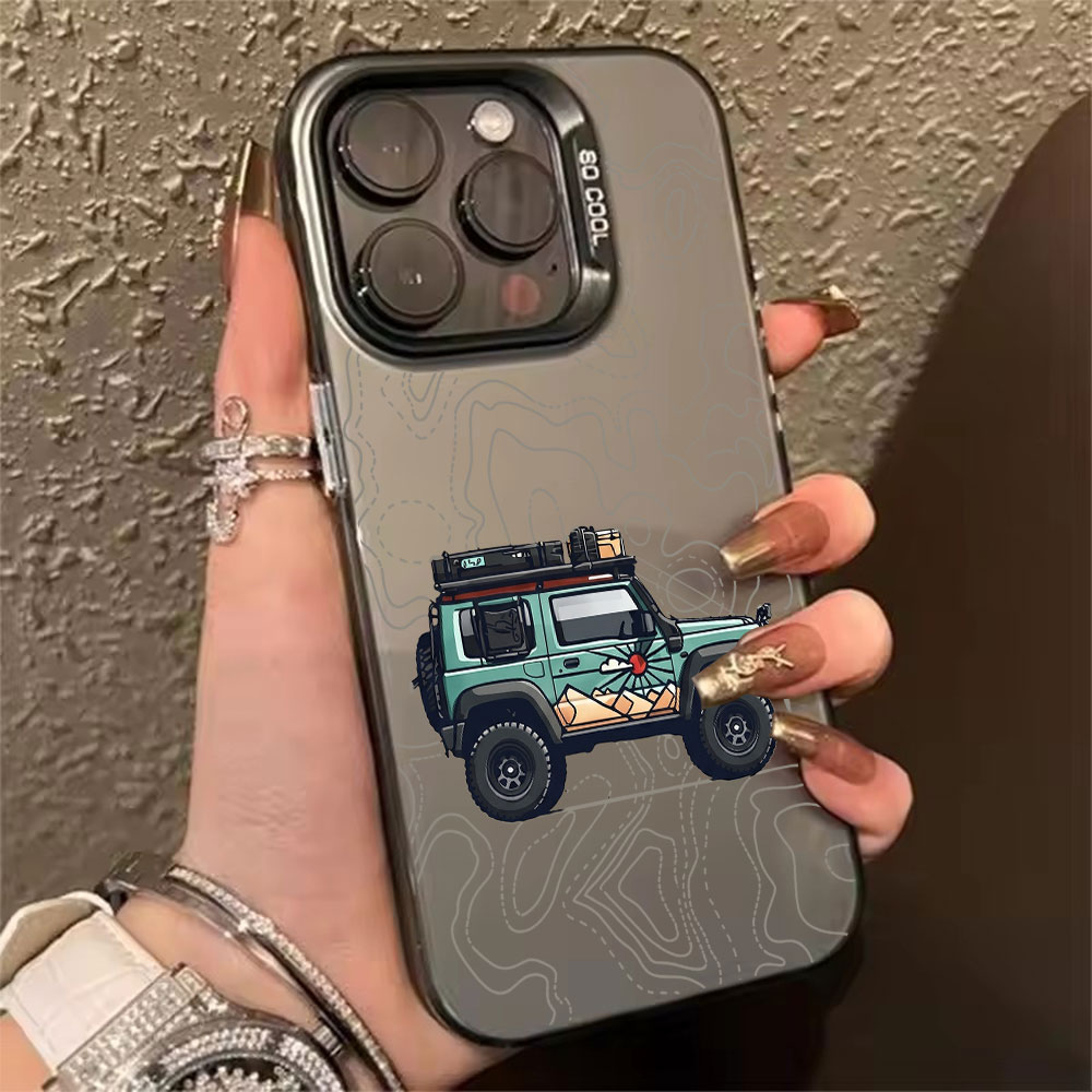 Phone Accessories To Sell - シンプルな車柄のスマホケース iPhone 17 Air 16 15