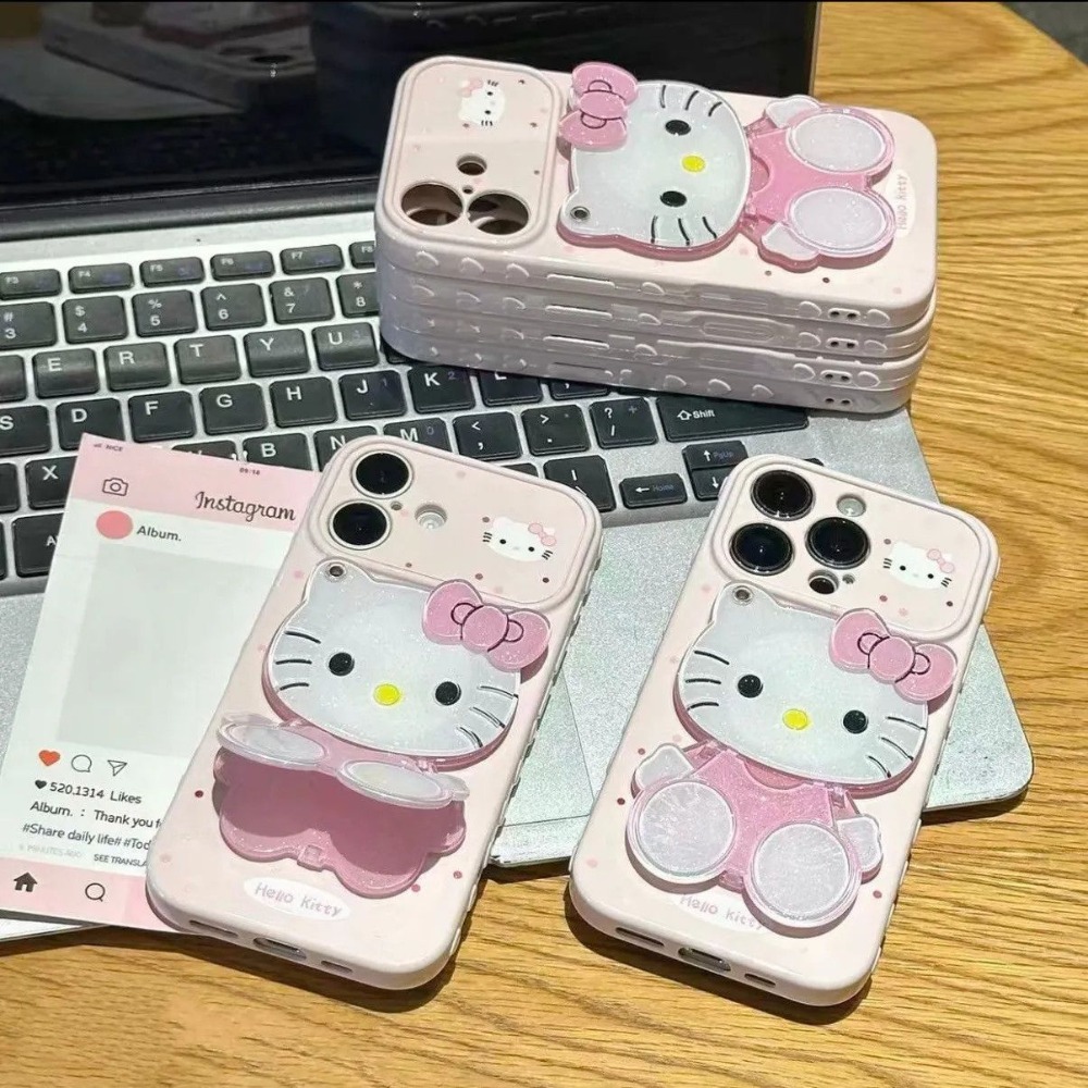 Phone Accessories Supplier - クリエイティブなアニメ風スマホケースホルダー iPhone 17 16 15 14