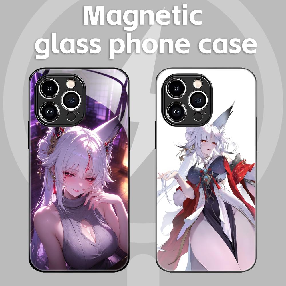 Magnetic Phone Case - ウザリングウェイブス 信堅信 iPhoneケース iPhone17 16 15