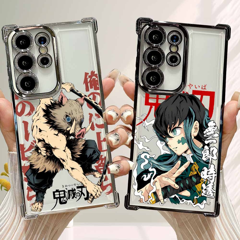 Phone Accessories Demon Slayer - 新しい鬼滅の刃アニメ柄のSamsung A57 A56 A55 A54 A53