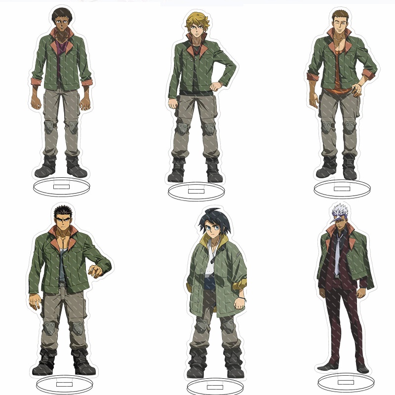 Phone Accessories Supplier - 鉄血のオルフェンズ Msv 機動戦士ガンダム アニメスタンドモデルプレート装飾デスクフィギュアディスプレイ友人ギフト漫画製品
