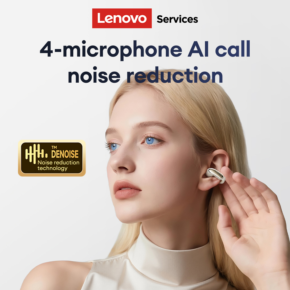 Lenovo LES-108 骨伝導 TWS イヤークリップ - Wireless Earbuds Case のレビューと価格