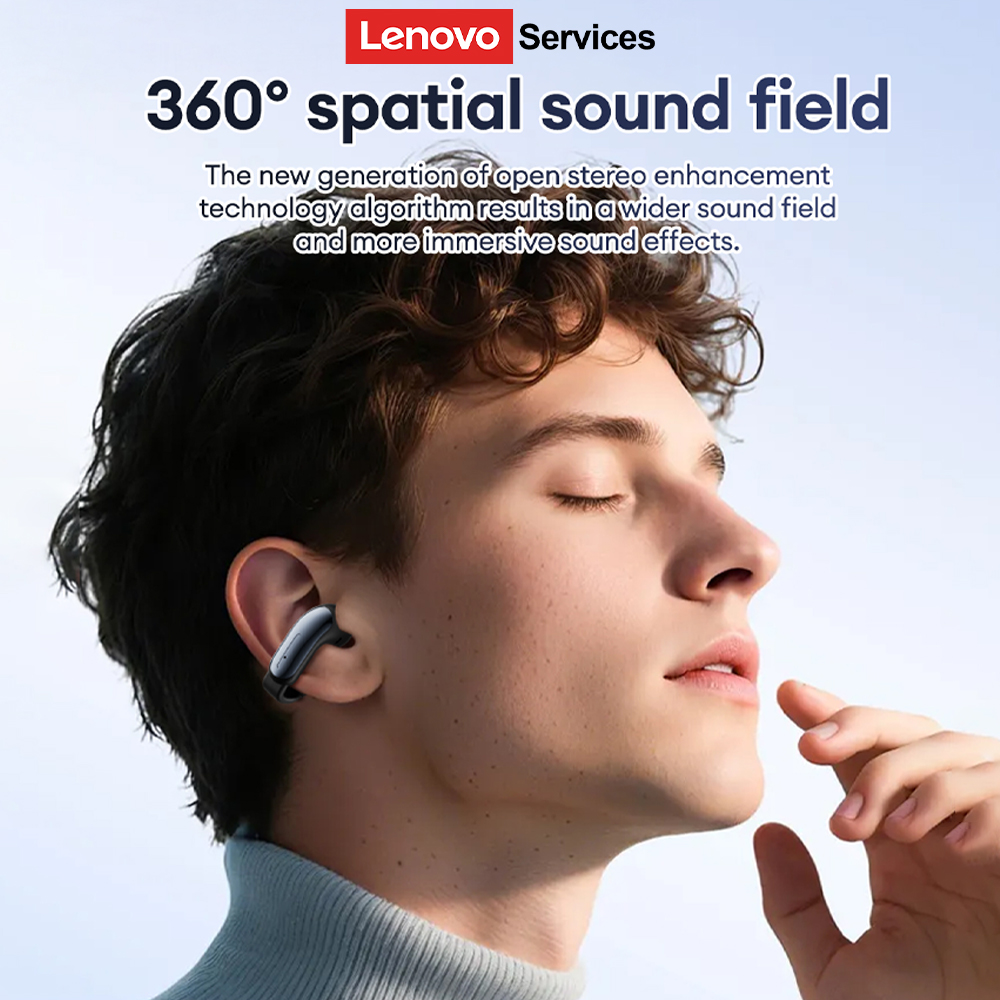 Lenovo LES-108 骨伝導 TWS イヤークリップ - Wireless Earbuds Case のレビューと価格