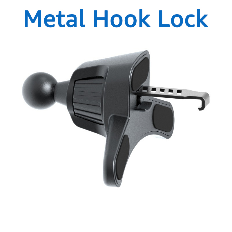 17mmボールヘッド 車載エアコン吹き出し口用クリップ メタ - Phone Accessories Hanger のレビューと価格