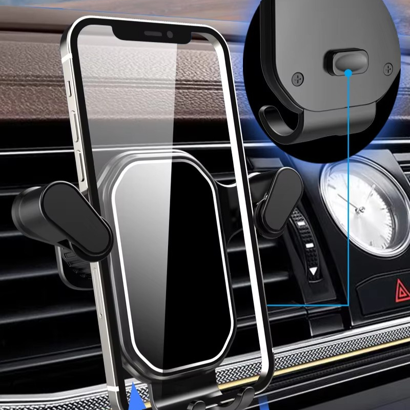 プレミアム安定ユニバーサルカーフォンホルダーフック エアコン - Phone Accessories Hanger のレビューと価格