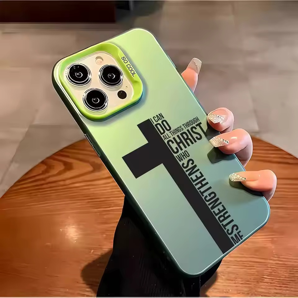 指紋防止クロス聖書柄iPhoneケース iPhone 17  - Phone Accessories To Sell のレビューと価格