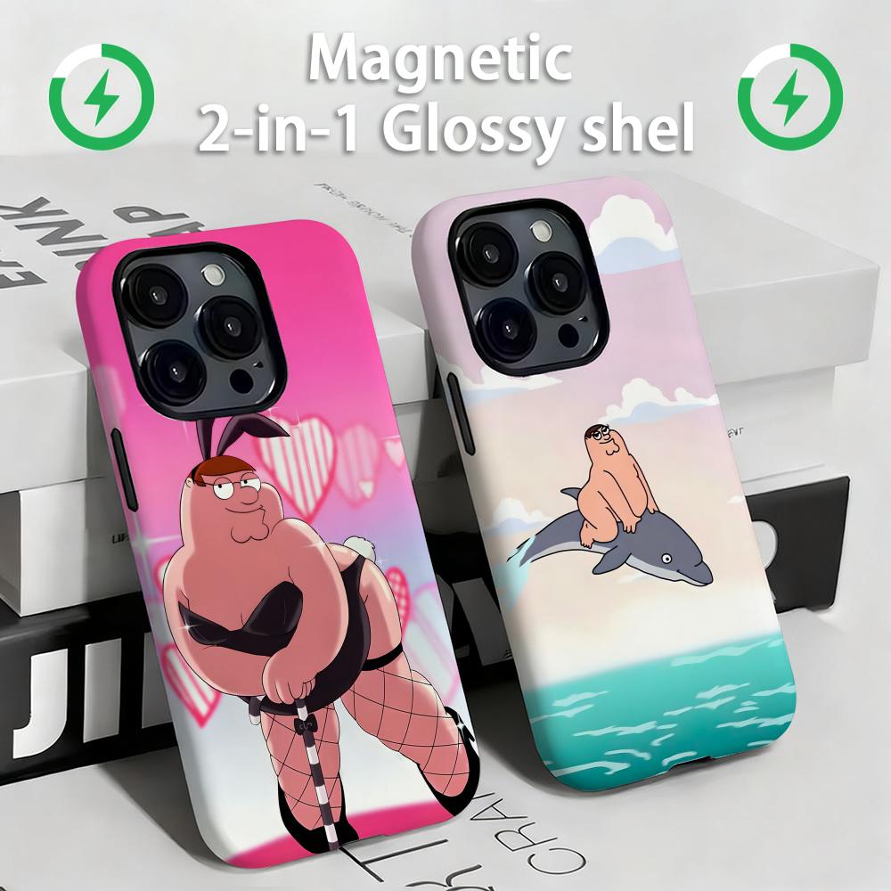 ファミリーガイ ピーター・グリフィン スマホケース マグネッ - Magnetic Phone Case のレビューと価格