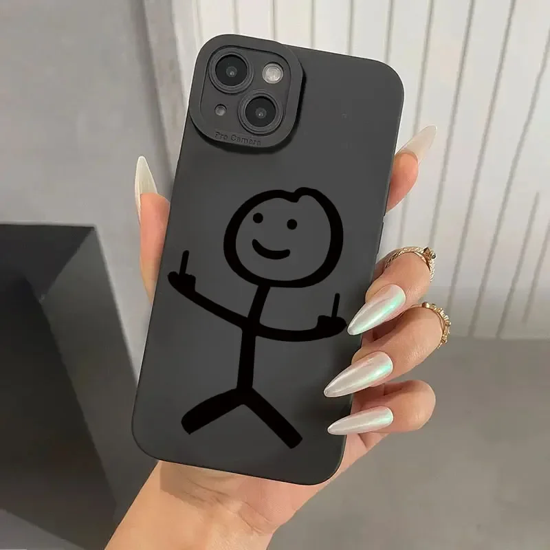 かわいい漫画マッチマン柄マットシリコン製スマホケース iPh - Phone Accessories To Sell のレビューと価格