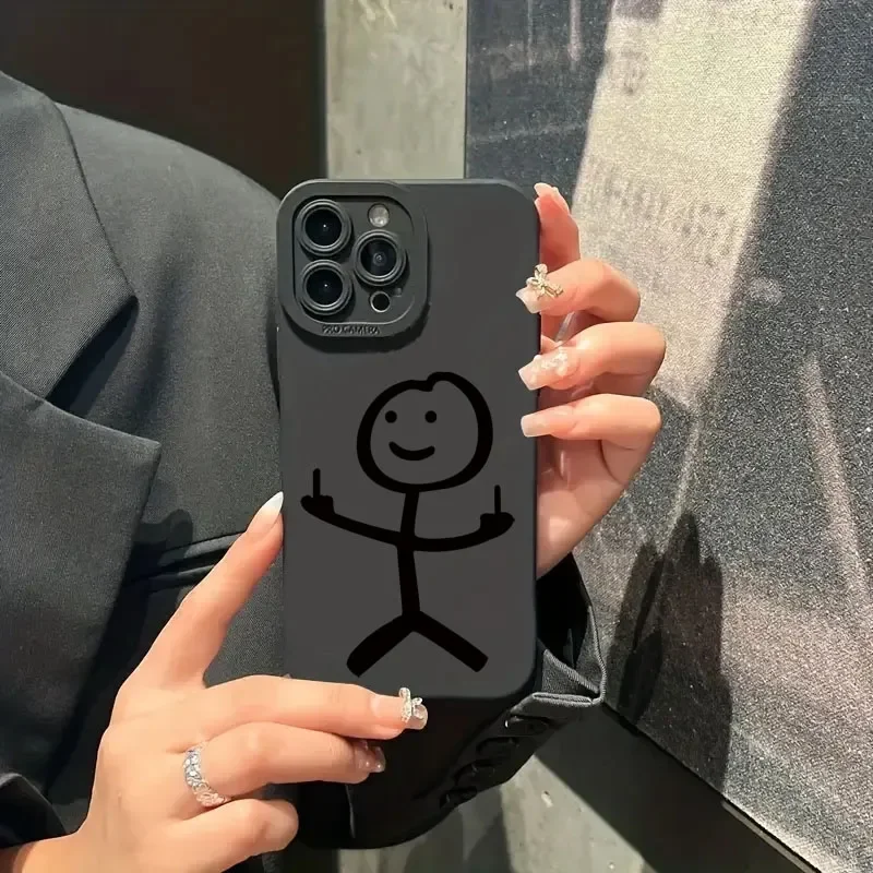 かわいい漫画マッチマン柄マットシリコン製スマホケース iPh - Phone Accessories To Sell のレビューと価格