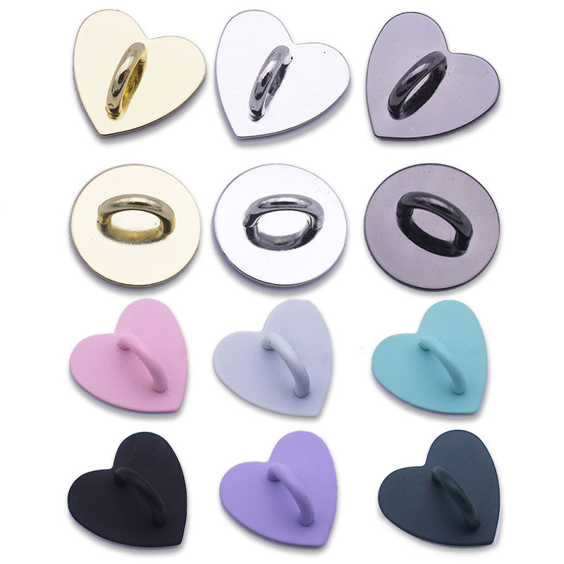 5 個かわいい粘着メタルハート電話チャームホルダー携帯電話ケ - Phone Accessories Hanger のレビューと価格