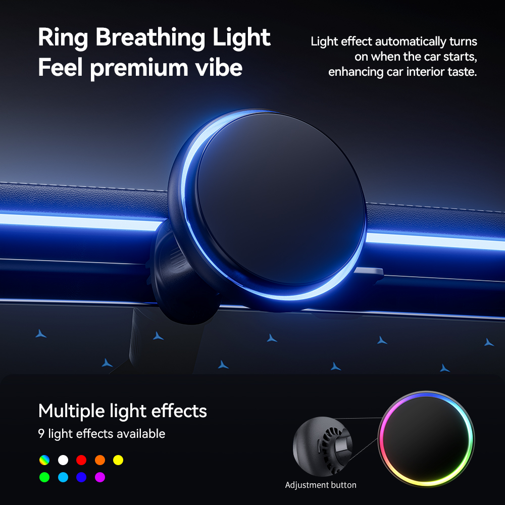 YZ RGB 磁気ワイヤレス充電器 車載ホルダー Qi2 1 - Qi2 Phone Accessories のレビューと価格
