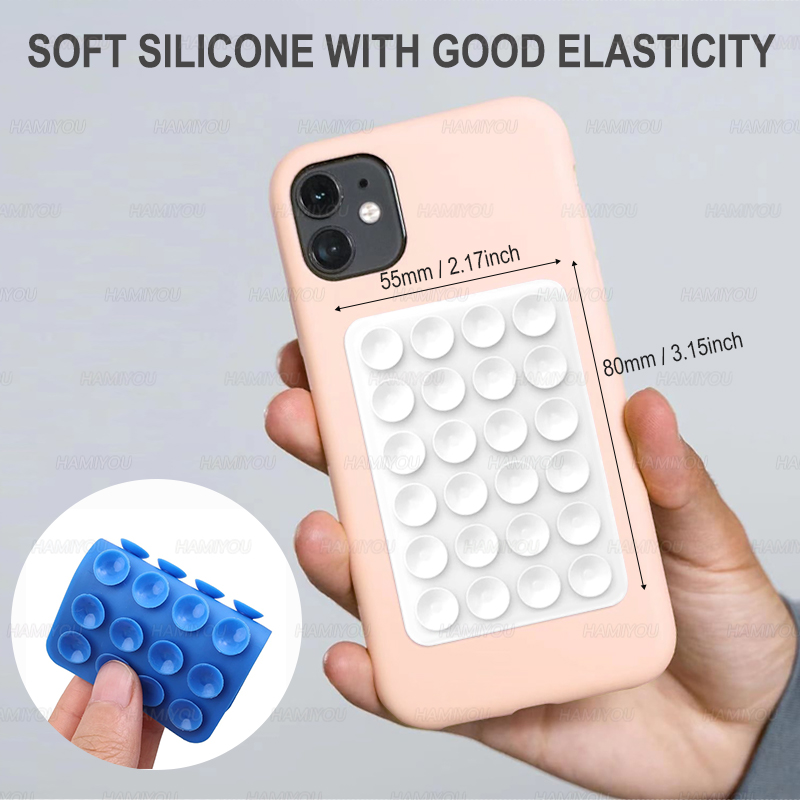 1Pc 粘着電話グリップシリコーン吸盤パッド octobud - Octobuddy Phone Accessories のレビューと価格