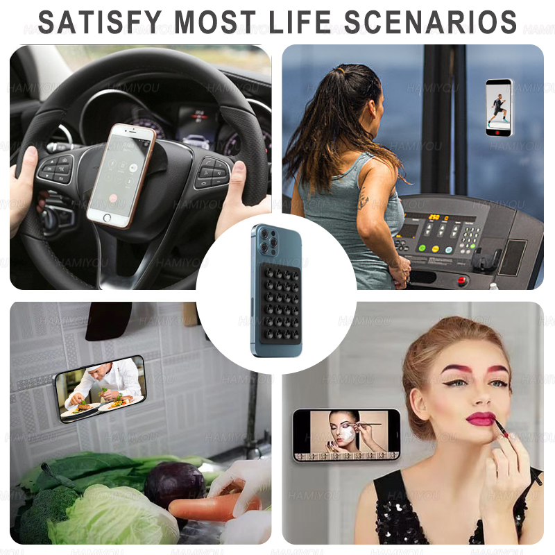 1Pc 粘着電話グリップシリコーン吸盤パッド octobud - Octobuddy Phone Accessories のレビューと価格
