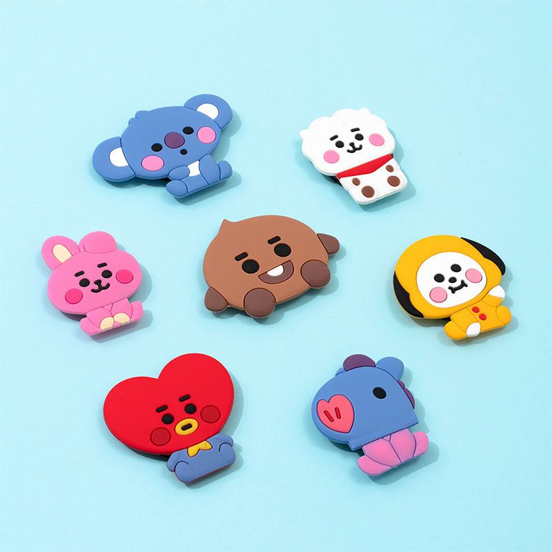 BT21漫画のかわいいシリコン製携帯電話スタンド、カワイイ格 - Phone Accessories Supplier のレビューと価格