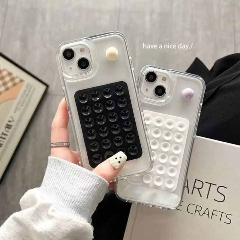 シリコン製スマホスタンド 粘着式滑り止め吸盤、ハンズフリー携 - Phone Accessories Iphone のレビューと価格