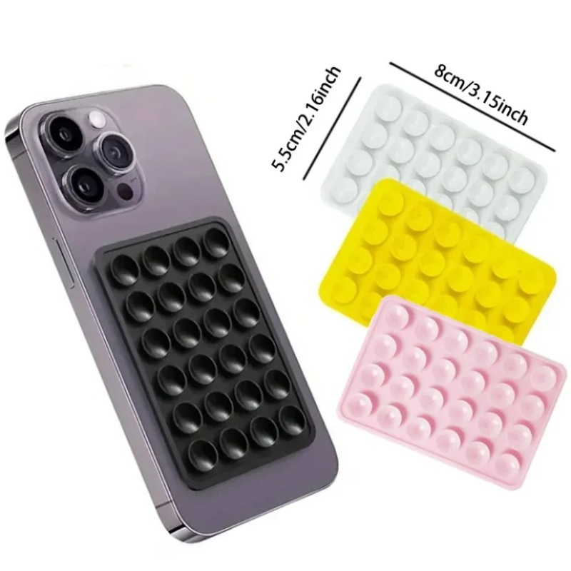 シリコン製スマホスタンド 粘着式滑り止め吸盤、ハンズフリー携 - Phone Accessories Iphone のレビューと価格