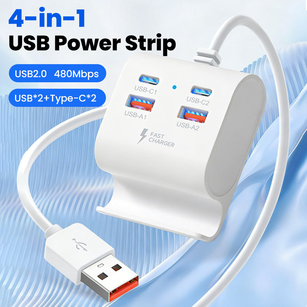4 in 1 USBブラケットソケット、USB Type-C - Phone Accessories Supplier のレビューと価格