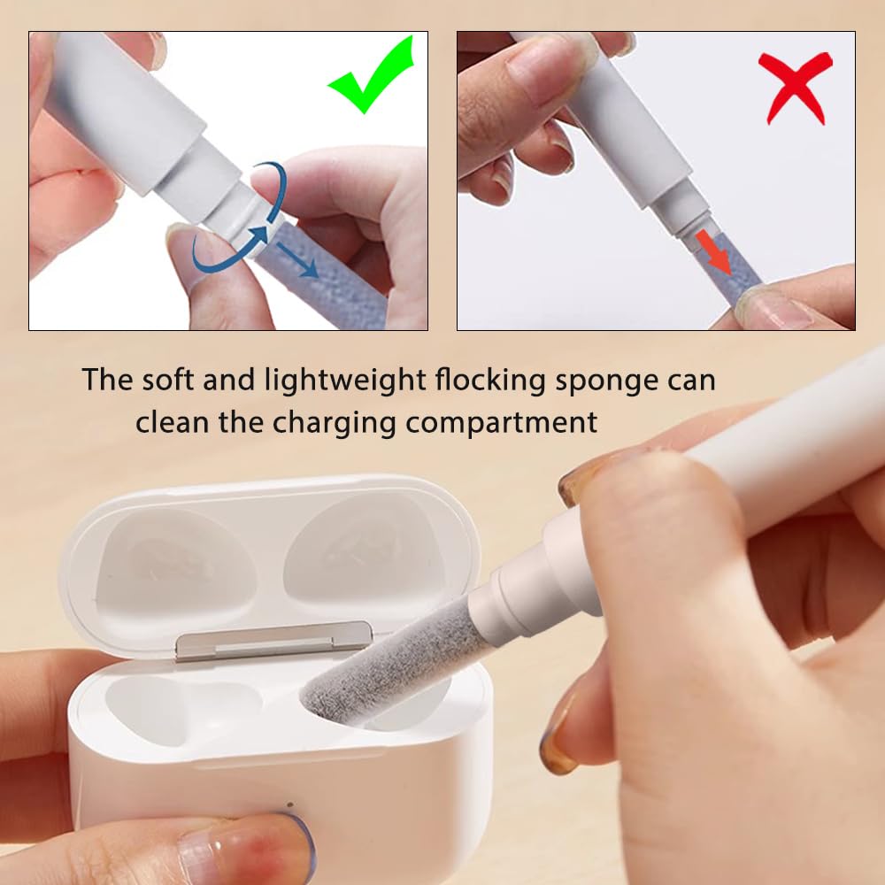 1/2/4 パックイヤホン用クリーニングペンポータブル 3  - Wireless Earbuds Case のレビューと価格