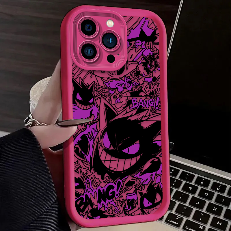 ポケモン ゲンガー グラフィティ スマホケース iPhone - Phone Accessories Iphone のレビューと価格
