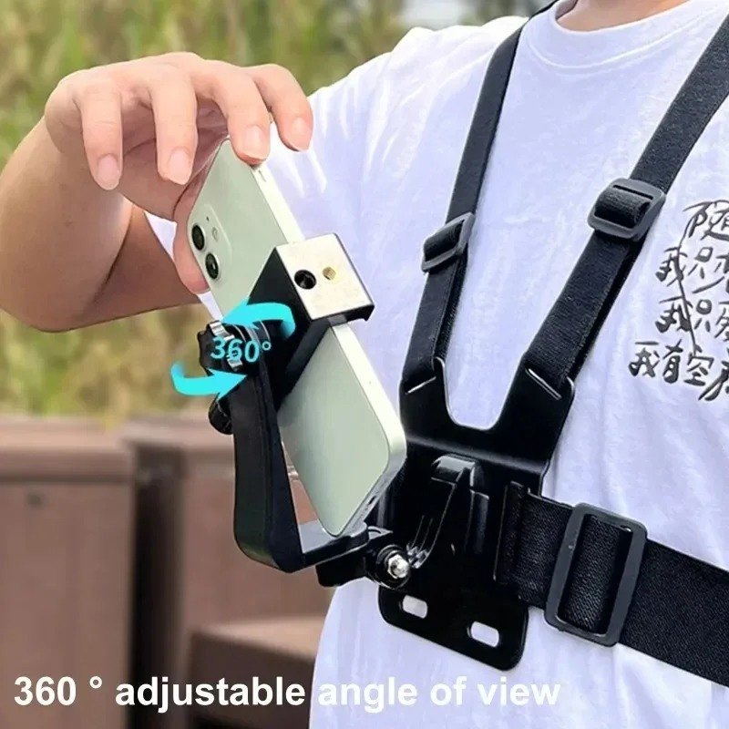 携帯電話チェストストラップマウントキットカメラ一人称視点ライ - Phone Accessories Unique のレビューと価格