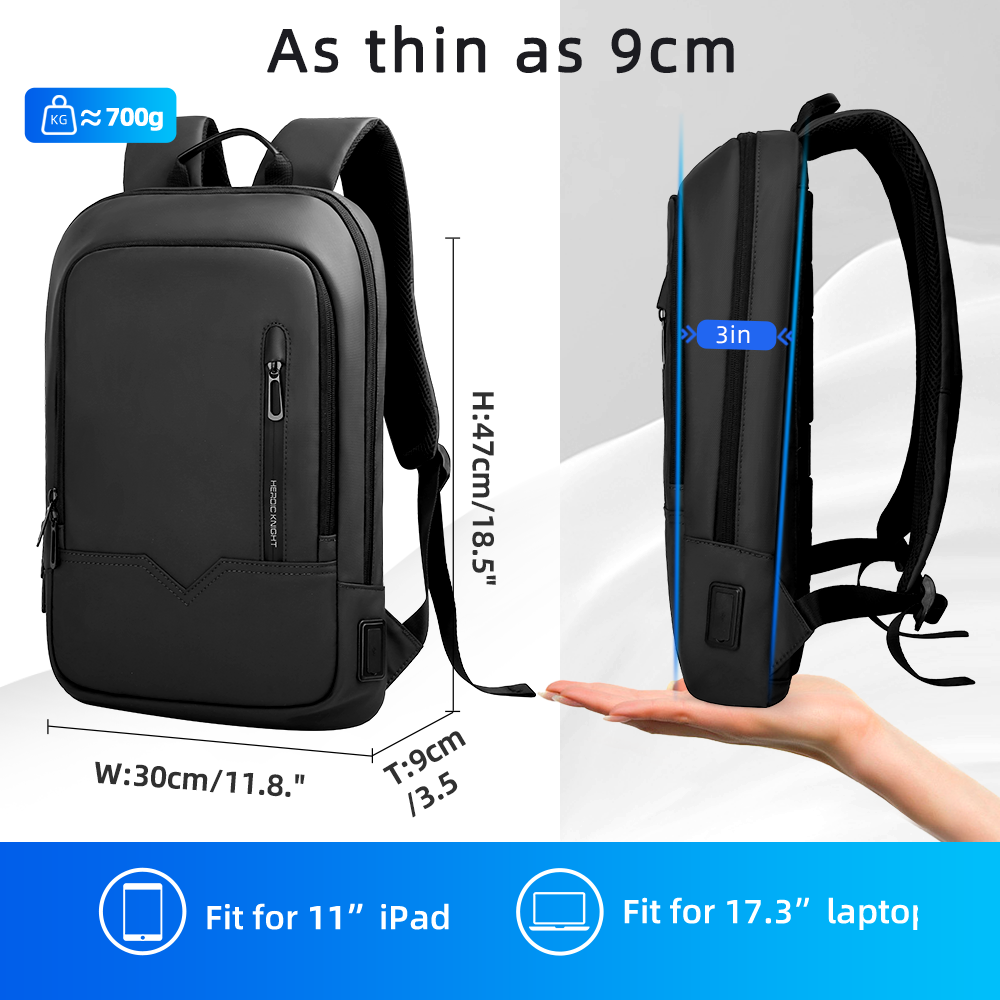 HK スリムビジネスバックパック メンズ 17.3インチ ノ - Phone Accessories Business のレビューと価格