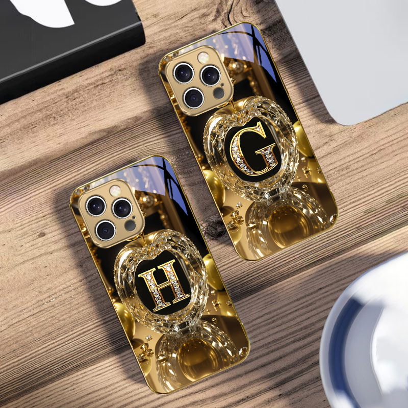 高級ゴールドレター「F」付きiPhone 16/17Pro  - Phone Accessories To Sell のレビューと価格