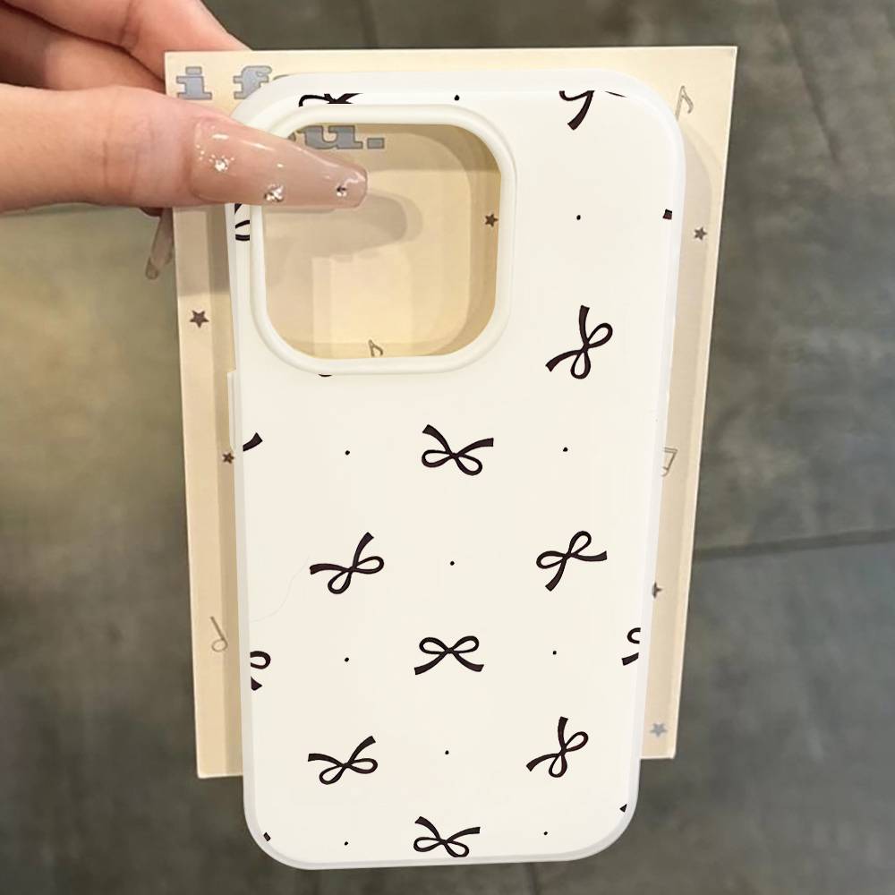 可愛いリボン柄のINS風スマホケース iPhone 17 1 - Phone Accessories Iphone のレビューと価格
