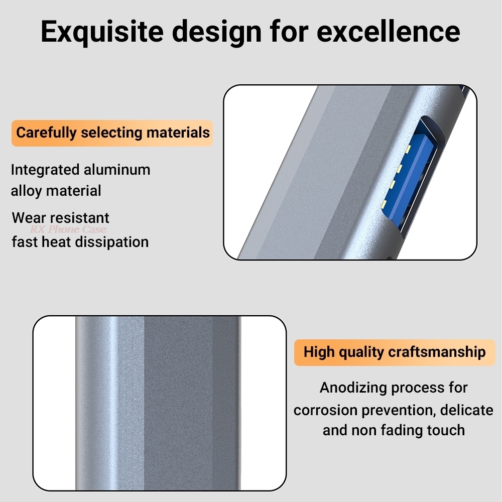 4 in 1 USB 3.0 ハブアダプター タイプ C O - Phone Accessories Distributor のレビューと価格