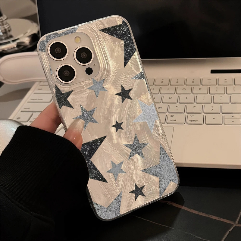 輝く星柄のおしゃれなスマホケース iPhone 17 16  - Phone Accessories To Sell のレビューと価格