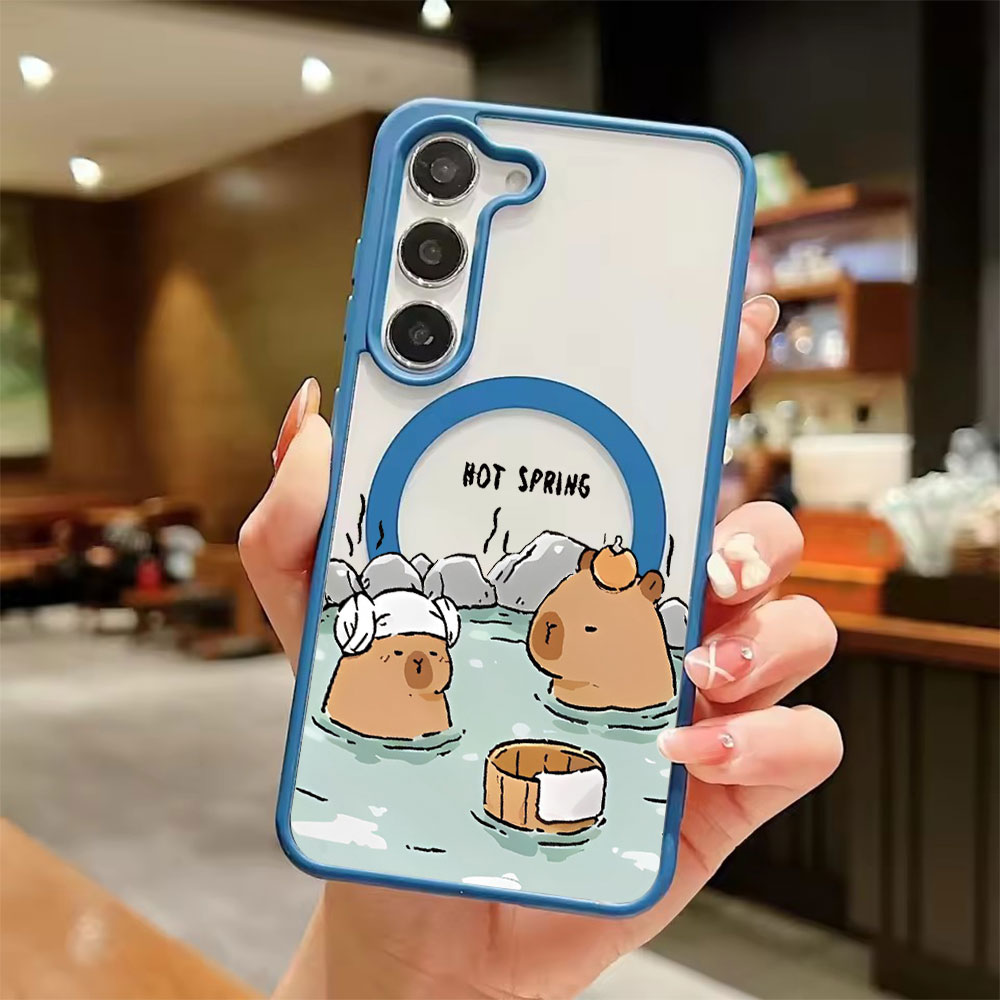 カラートランスペアレント磁気吸着スマホケース Samsung - Magnetic Phone Case のレビューと価格