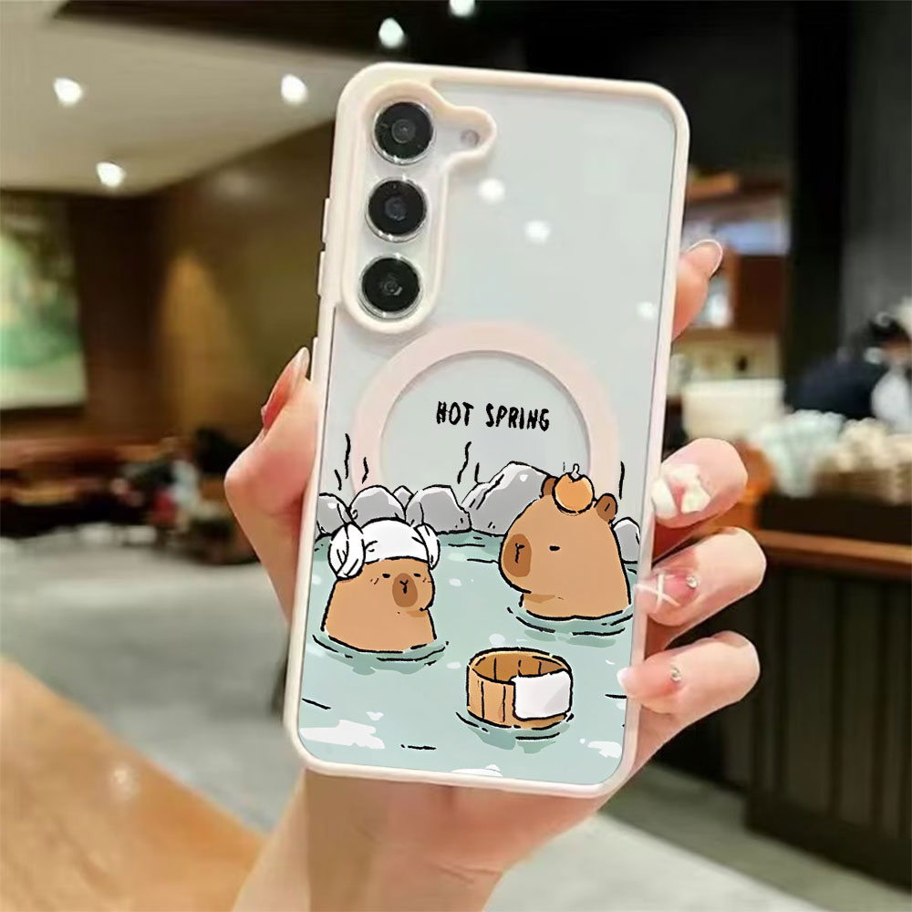 カラートランスペアレント磁気吸着スマホケース Samsung - Magnetic Phone Case のレビューと価格