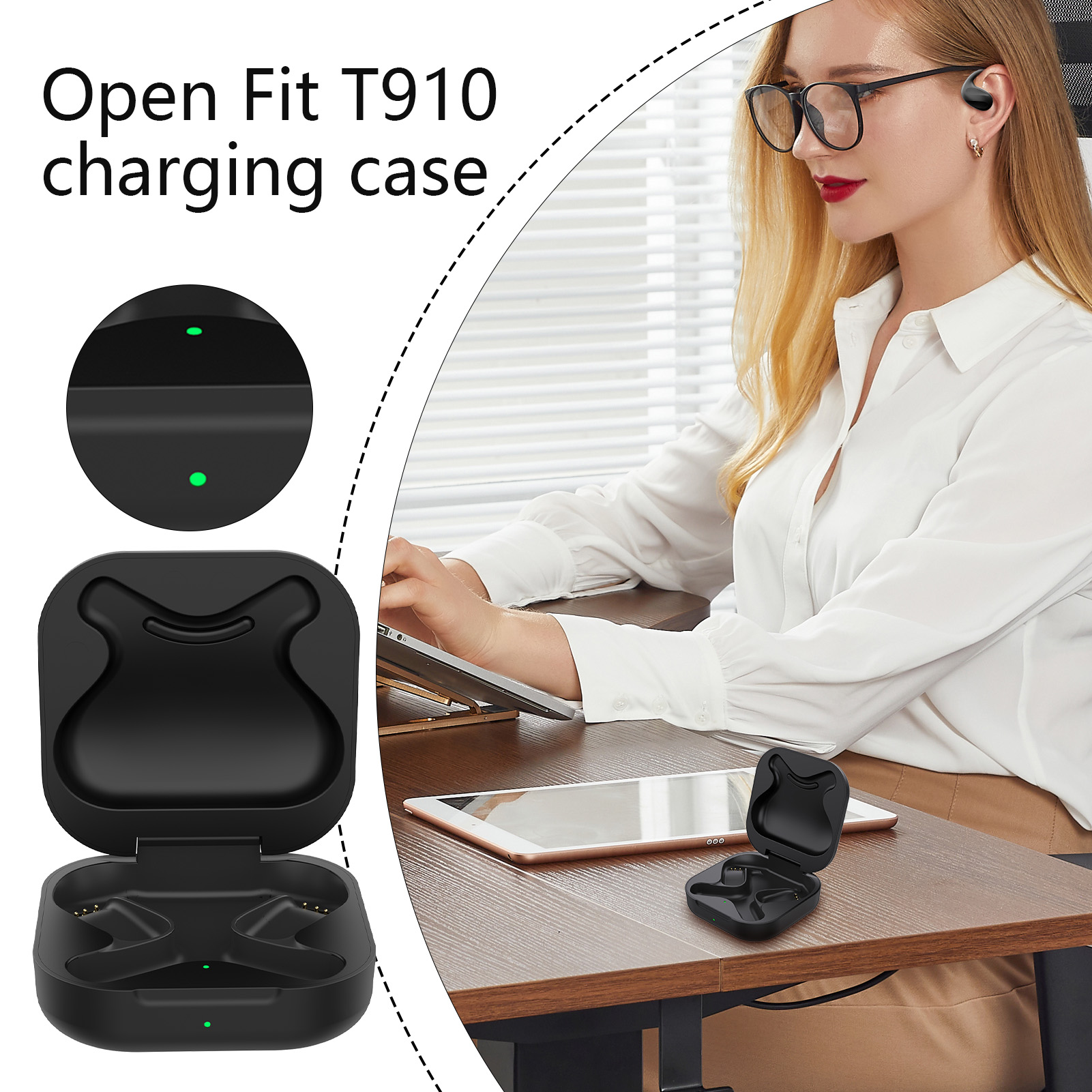 交換用充電ケース SHOKZ OpenFit T910 ワイ - Wireless Earbuds Case のレビューと価格