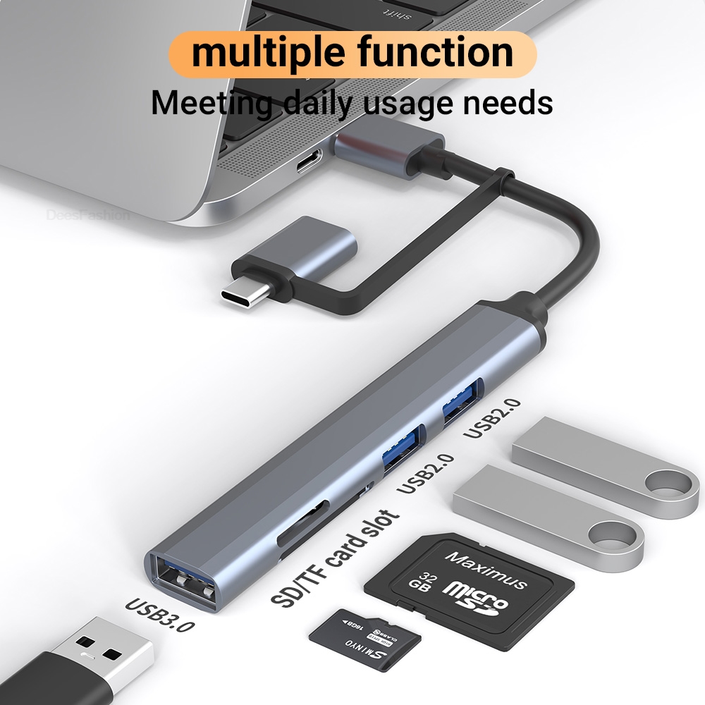 4 in 1 USB 3.0 ハブアダプタータイプ C OT - Phone Accessories Distributor のレビューと価格