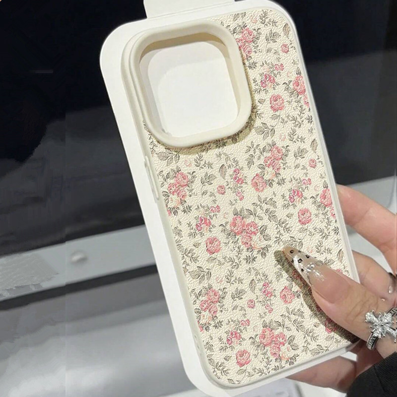 愛らしい女の子の花柄ホワイトクラシックソフトフォンケース i - Phone Accessories To Sell のレビューと価格